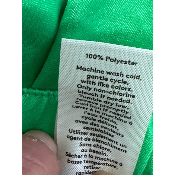 Abound Shorts High Rise Elastic Waistband Lightweight Solid Green Women's L NWOT - Picture 8 of 8